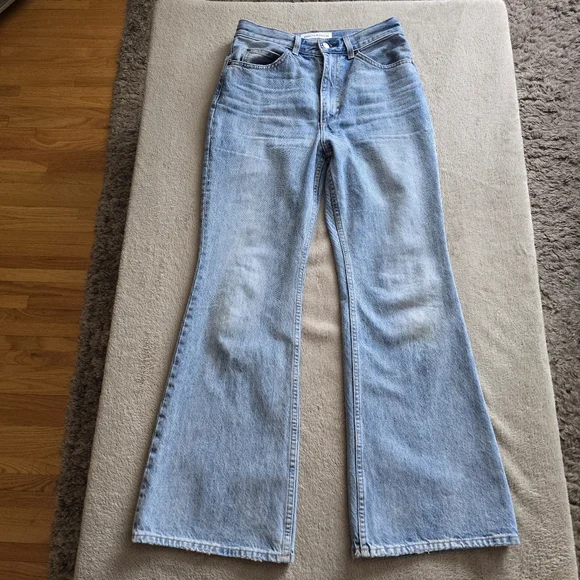 Denim Forum The Marlene 60s High Flare 30L Size 27 - Picture 4 of 13